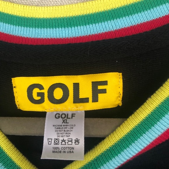 Golf Wang Sweaters | Golf Wang Cherry Bomb Rainbow Crewneck Sweatshirt | Poshmark